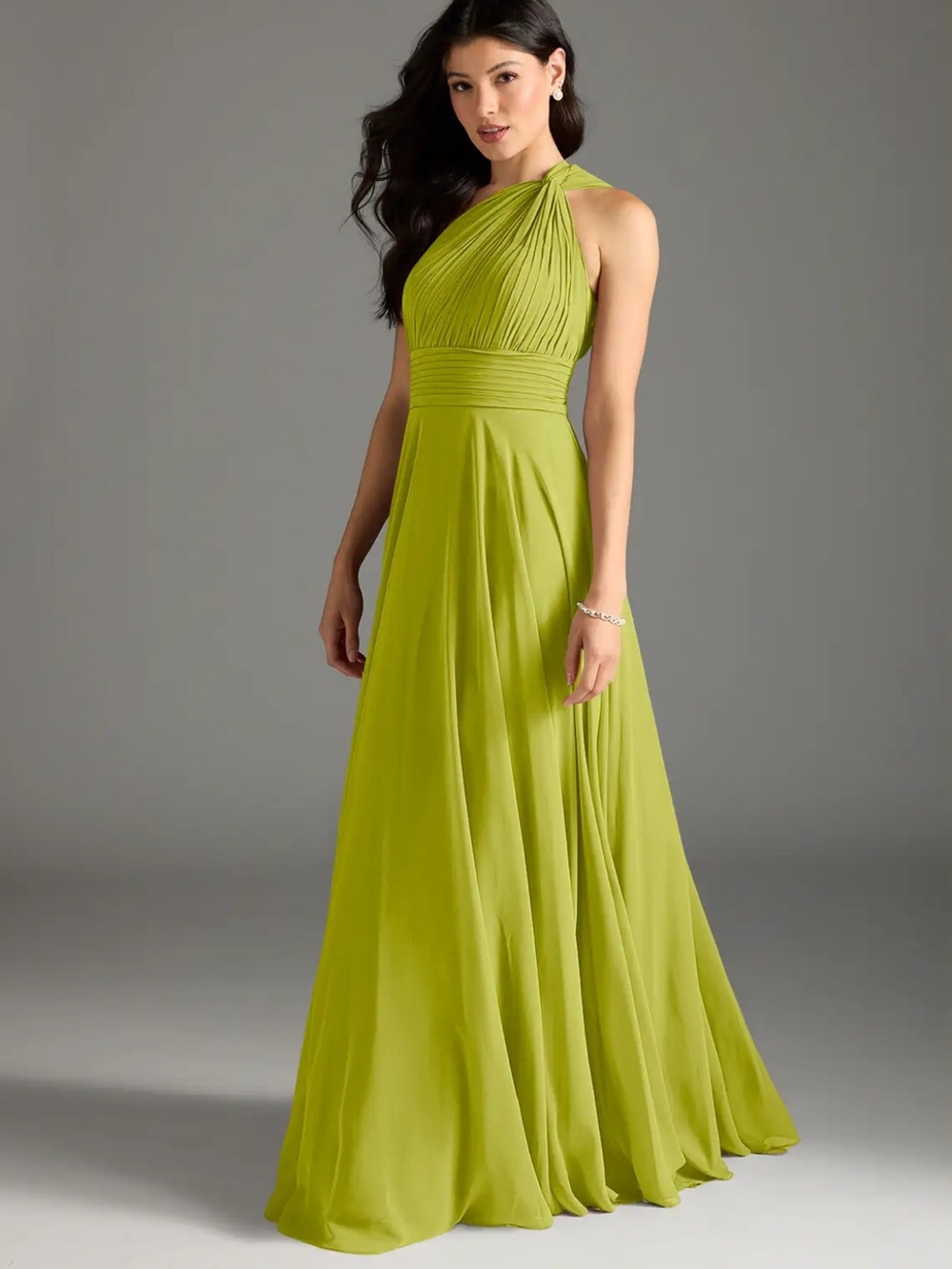 Chartreuse Green Gown